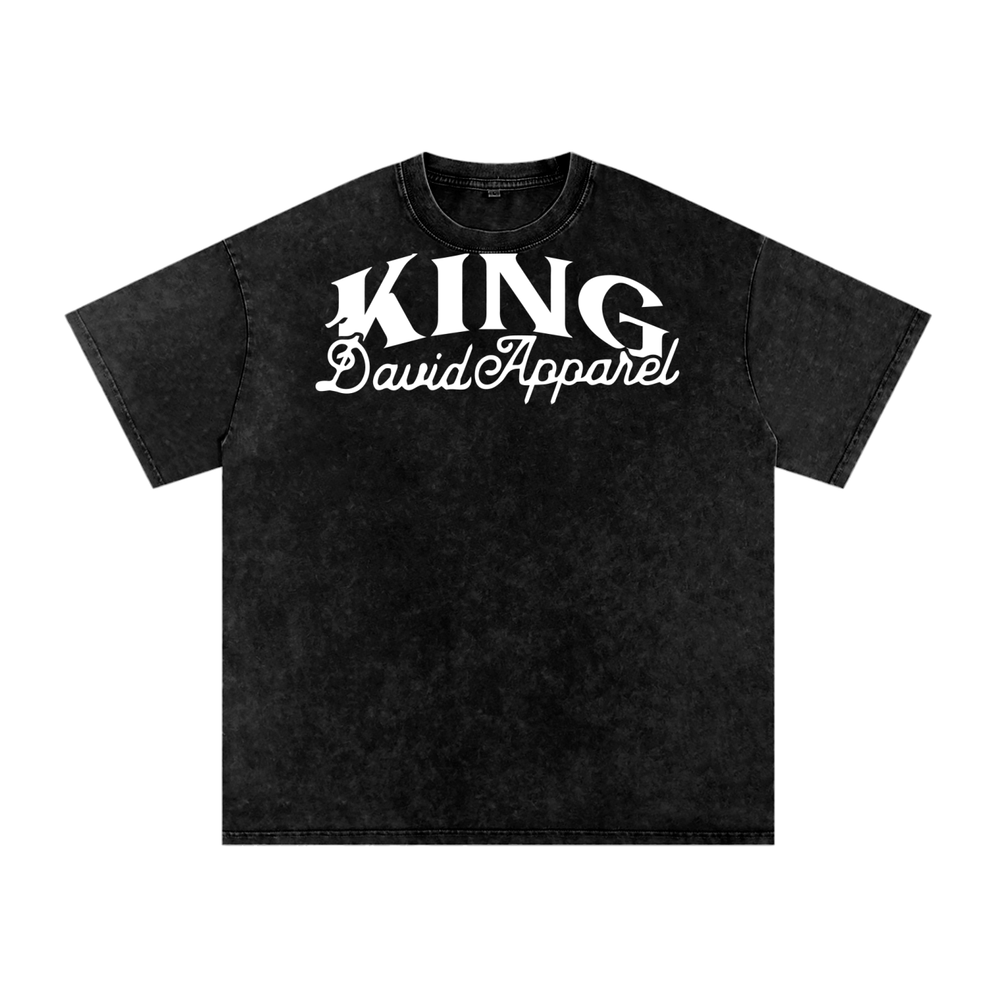 "Within" Snow Washed Oversized Cotton T-Shirt