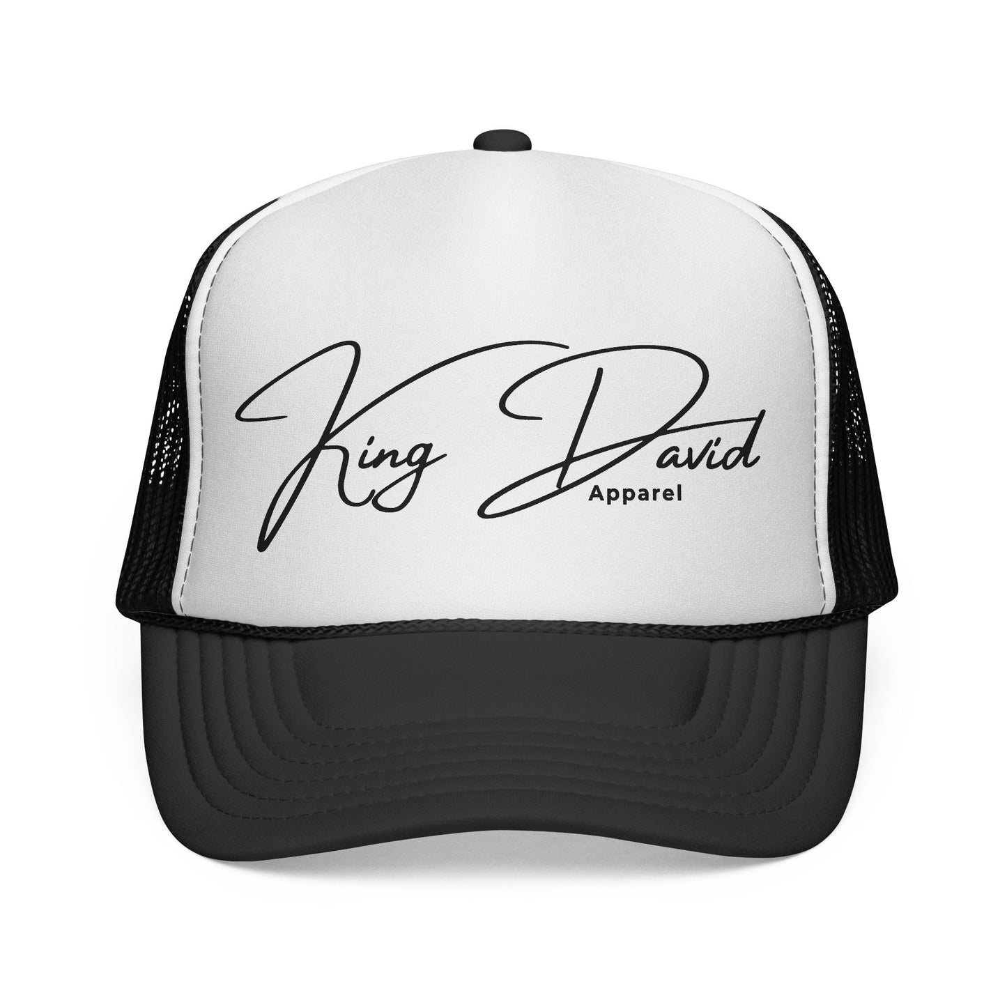 Signature Trucker Hat (Black/White)