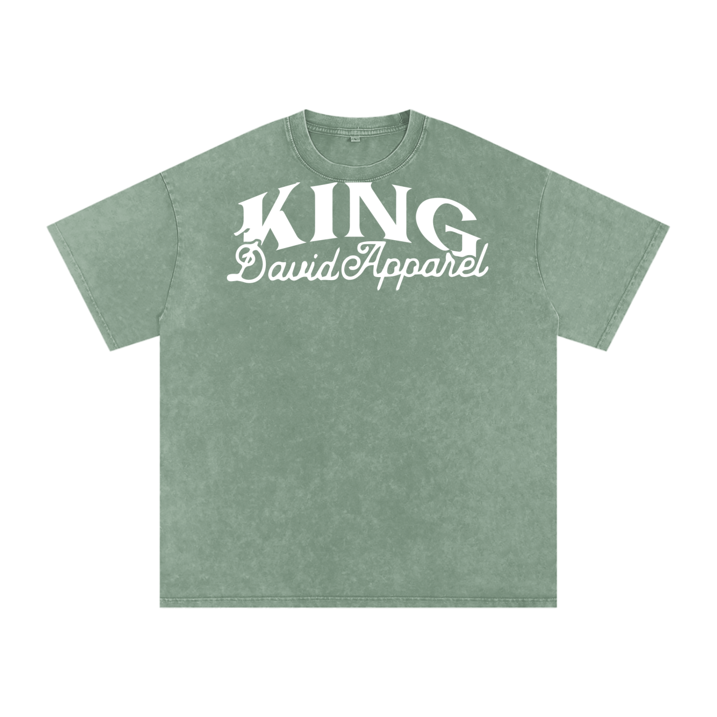 "Within" Snow Washed Oversized Cotton T-Shirt