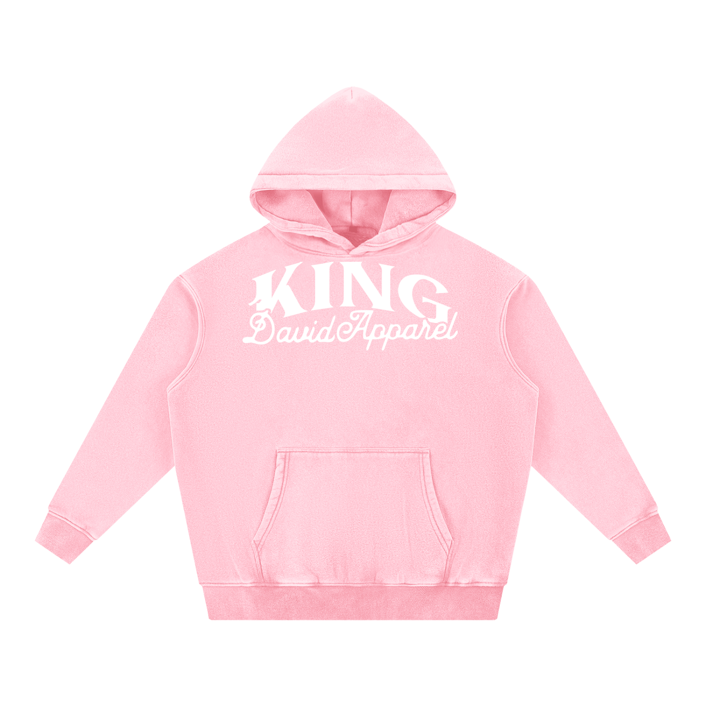 "Within" Snow Wash Fleece Oversize Hoodie