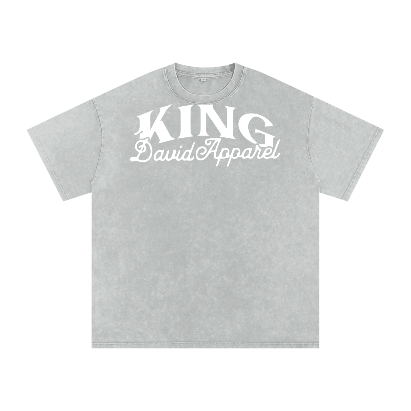 "Within" Snow Washed Oversized Cotton T-Shirt