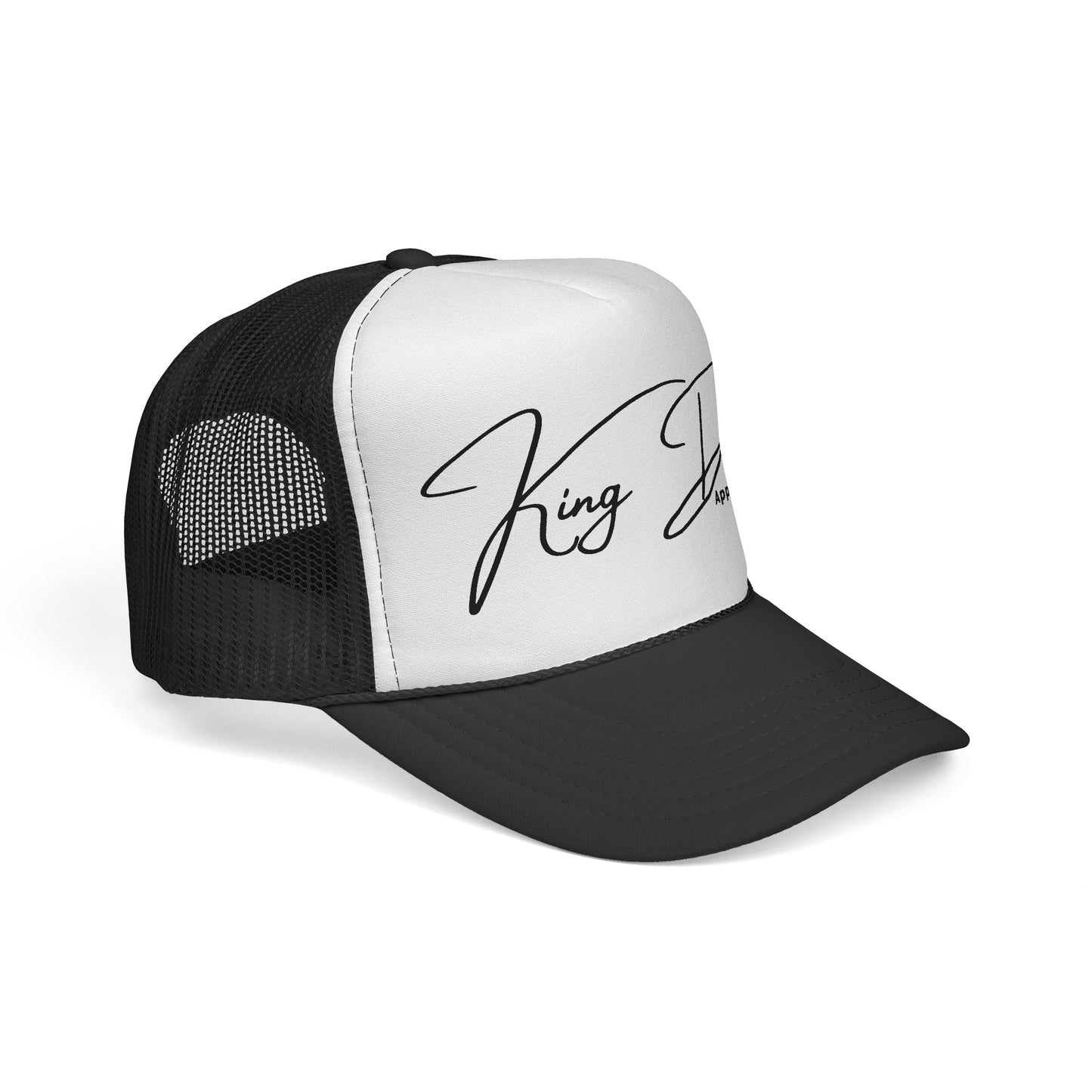 Signature Trucker Hat (Black/White)