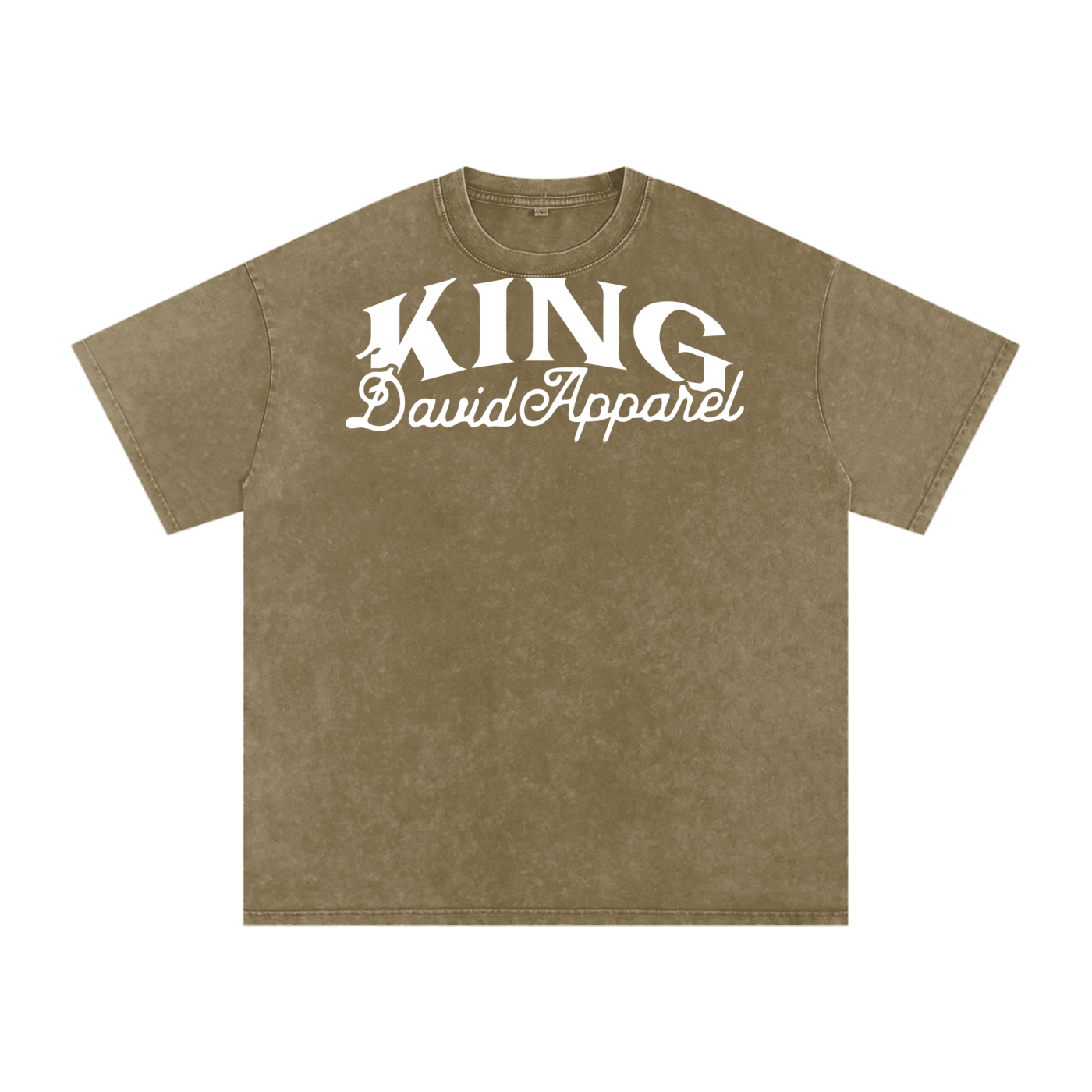 "Within" Snow Washed Oversized Cotton T-Shirt