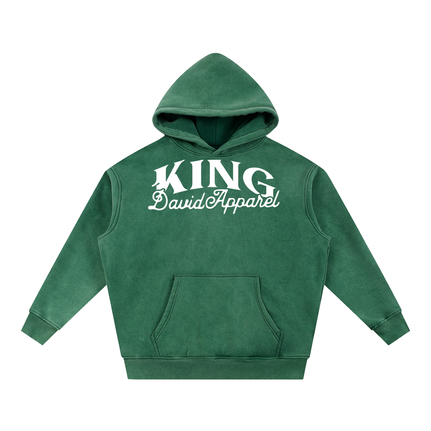 "Within" Snow Wash Fleece Oversize Hoodie