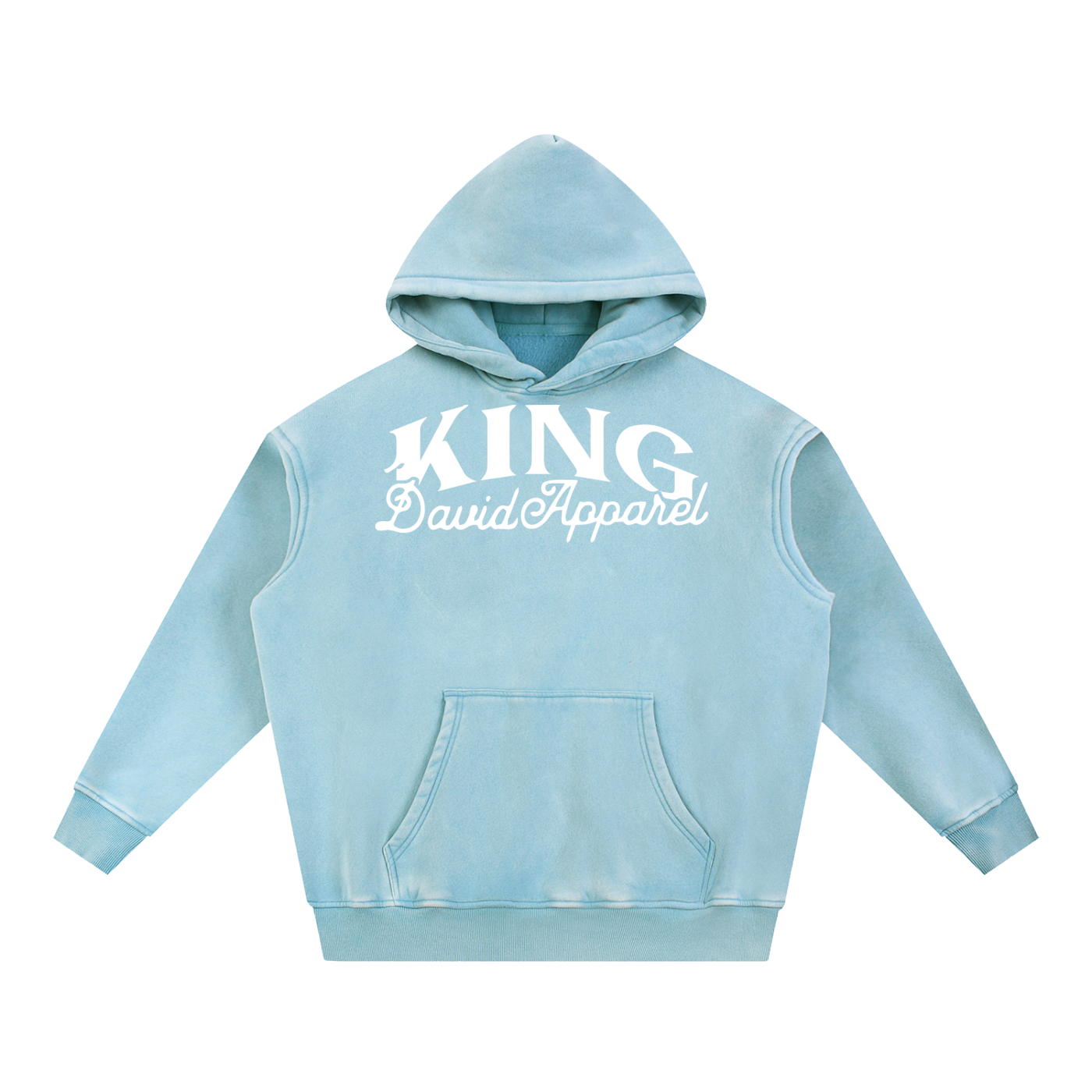 "Within" Snow Wash Fleece Oversize Hoodie