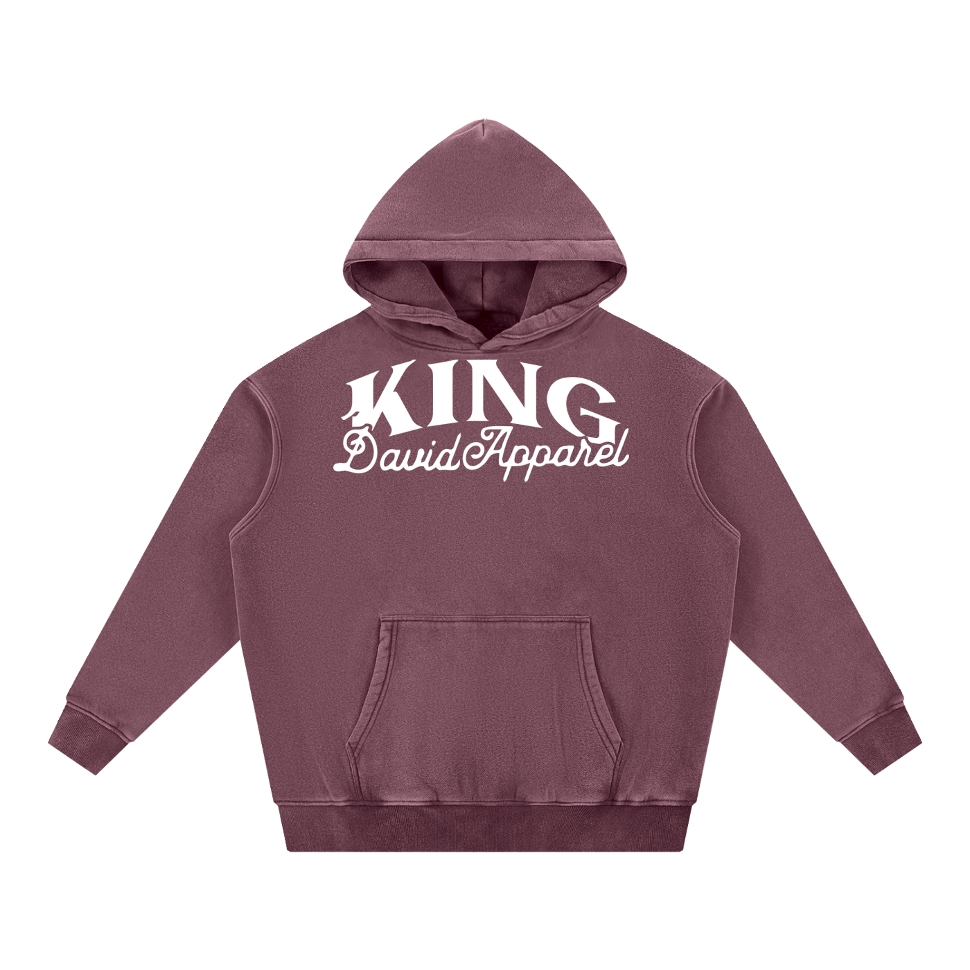 "Within" Snow Wash Fleece Oversize Hoodie