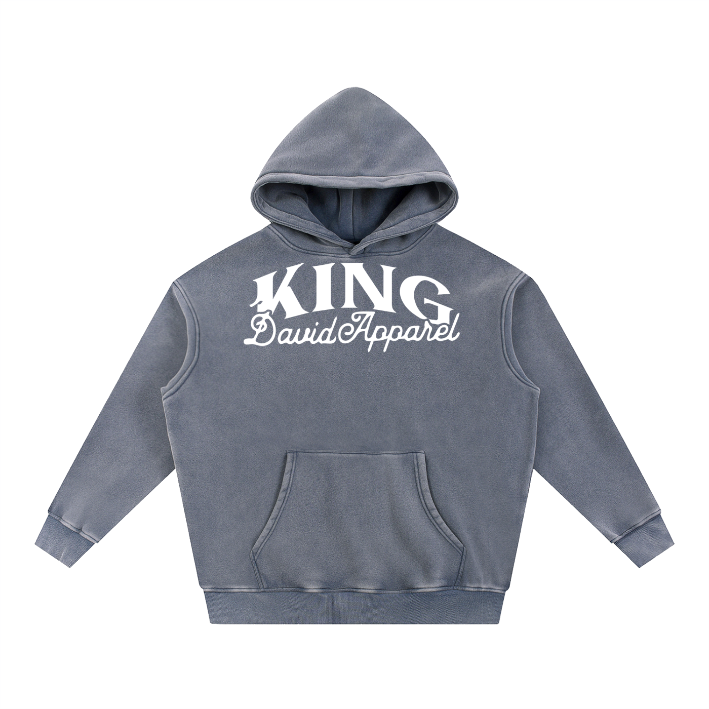 "Within" Snow Wash Fleece Oversize Hoodie